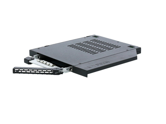 ICY DOCK ToughArmor MB411SPO-2B (Fits 9.5mm height ODD Slot) 2.5" SSD / HDD Hot-Swap SATA Mobile Rack for 9.5mm Ultra Slim CD/DVD-ROM Optical Bay
