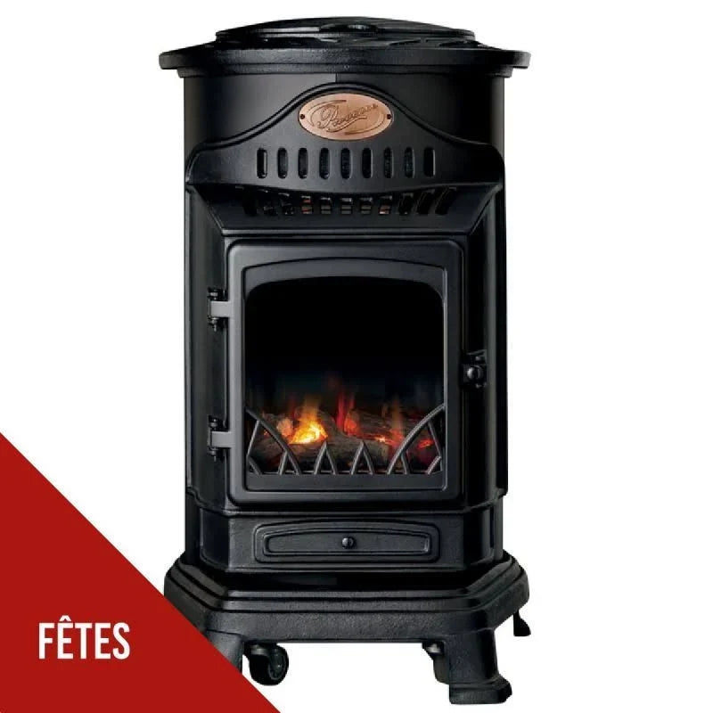 2026 Universal Gas Stove 3.4KW Black matt(Black)