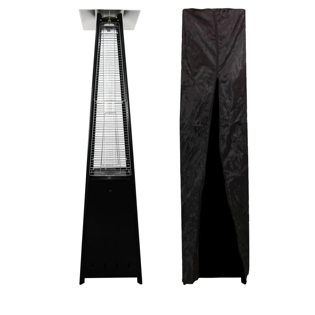 2026 happy garden Parasol Heating Gas Stockholm 13kw Steel(Black)