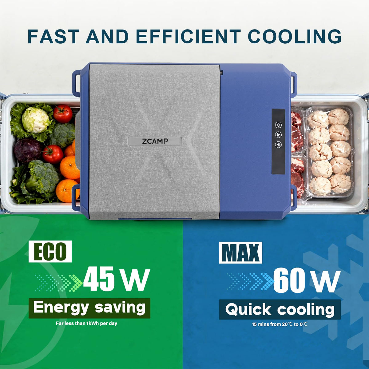 X9 12 Volt Refrigerator,Mini Portable Freezer,10 Quart Electric Cooler,12V Car Fridge,12/24V DC 100-240V AC for Ourdoor, Camping, Travel, Truck,RV, Boat -4℉~68℉