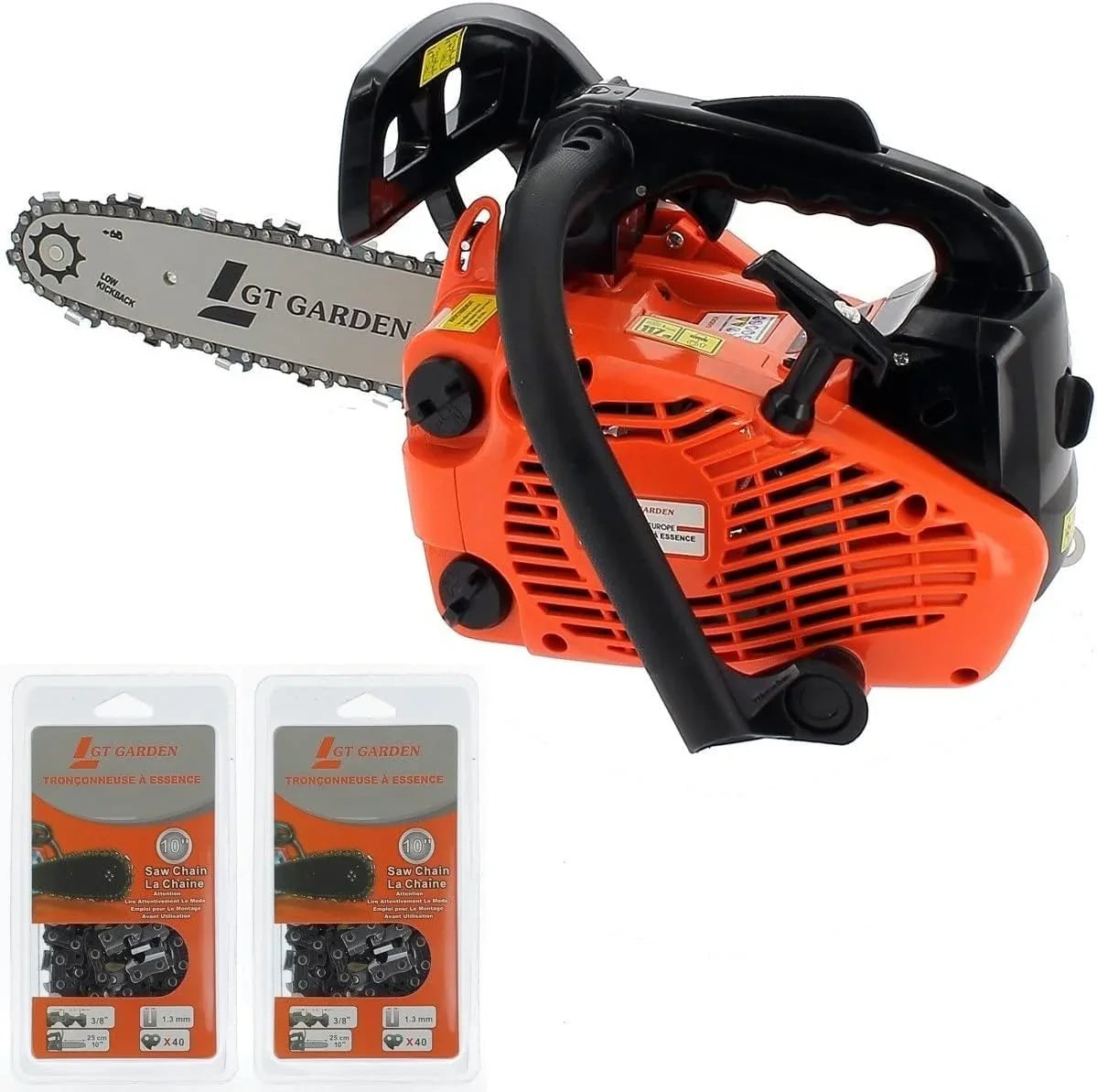 2026 GT GARDEN Thermal lashing machine 25 cm3, 1 CV, guide 26 cm, 2 chains(Orange/Black)