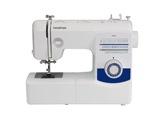 Brother MZ53 Full-Size Sewing Machine with 53 Built-in Stitches, One-Step Buttonhole Stitch, Buttonhole Foot and Finger Guard