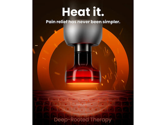 Bob and Brad C2 Plus Massage Gun with Heat for Professional Athletes Home Gym, Deep Tissue Percussion Massager