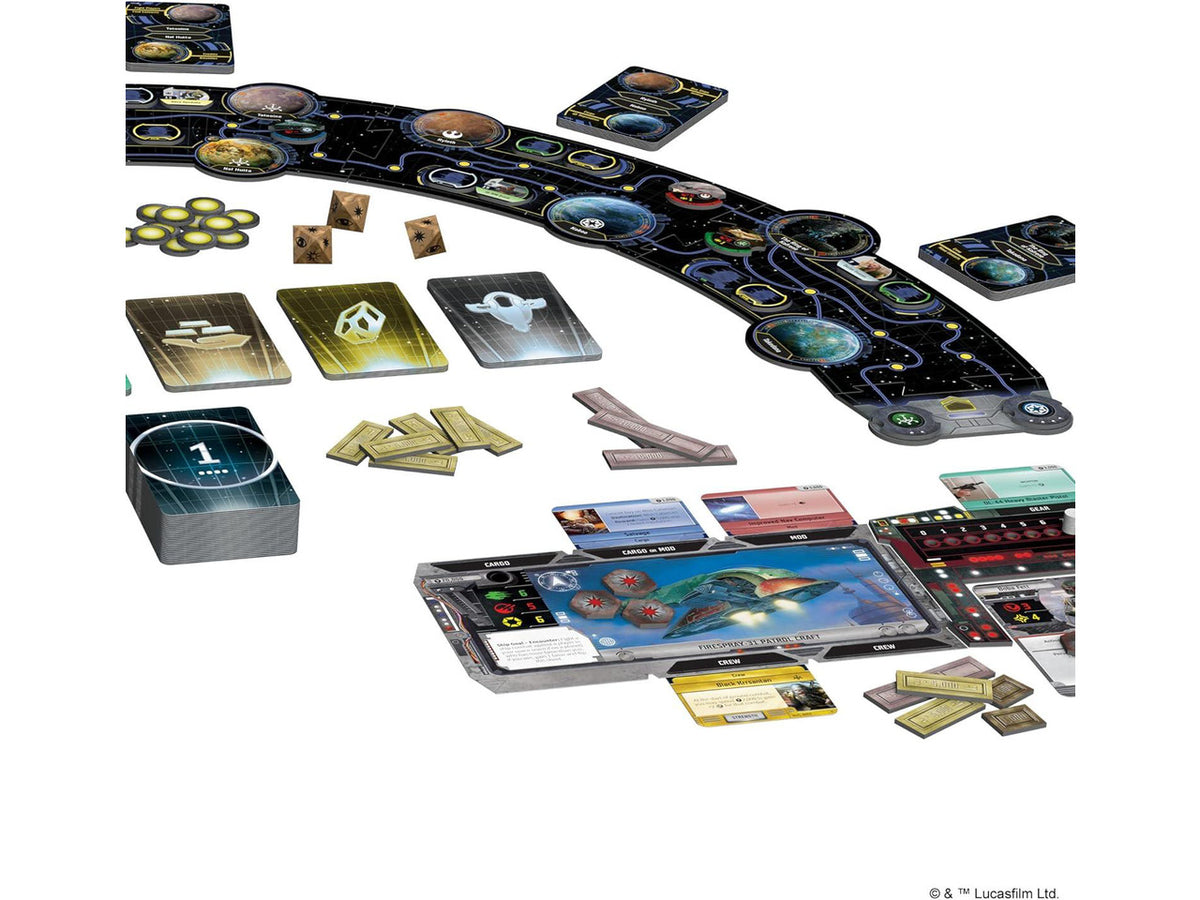 Fantasy Flight Games Asmodee Star Wars Outer Rim Board Game Strategy Game, Fun Family Adventure for Kids & Adults, Ages 14+, 1-4 Players