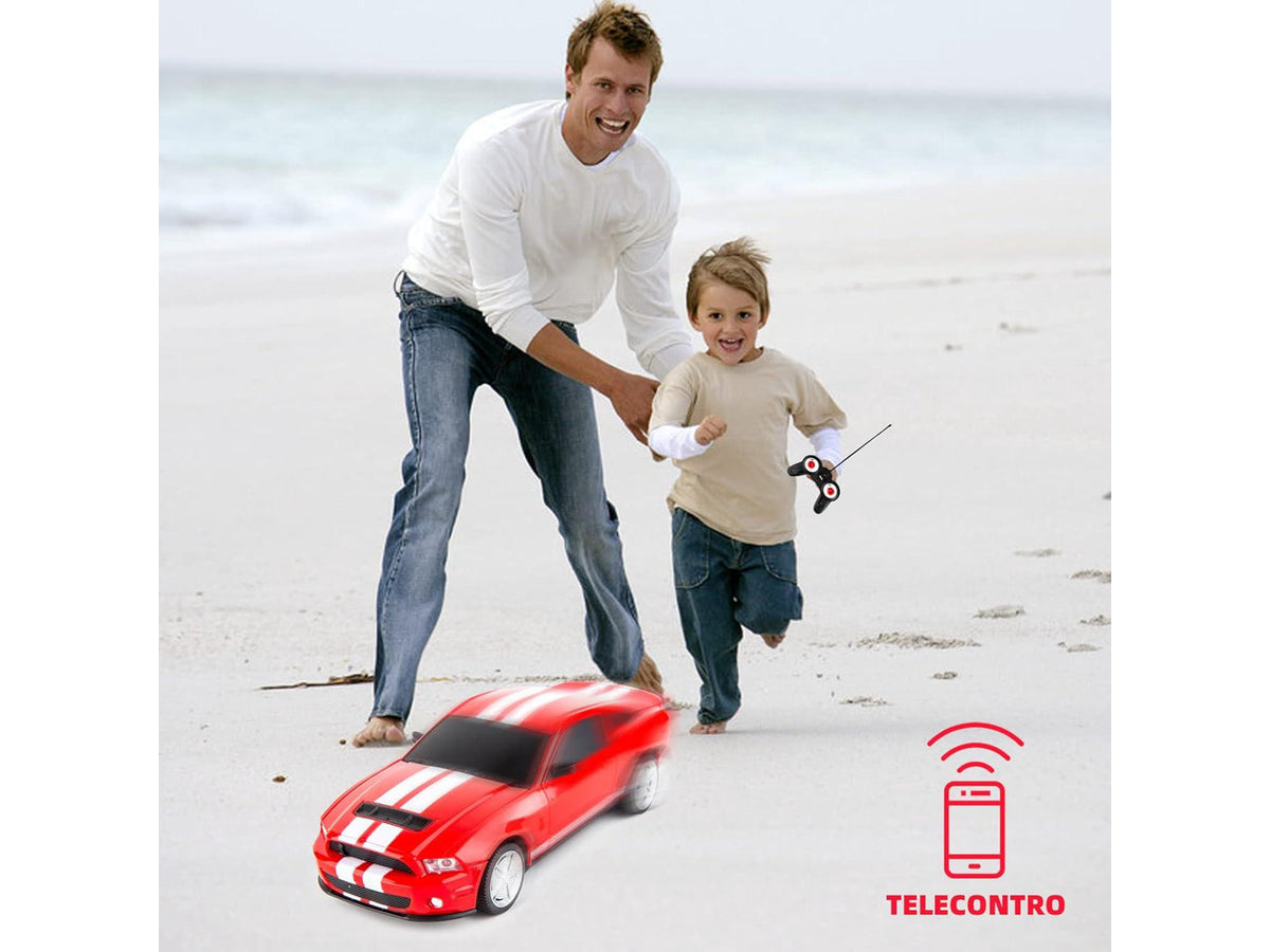 BDTCTK Remote Control 1/24 Ford Mustang Shelby GT500 RC Model Car, Toys for Kids and Adults Red