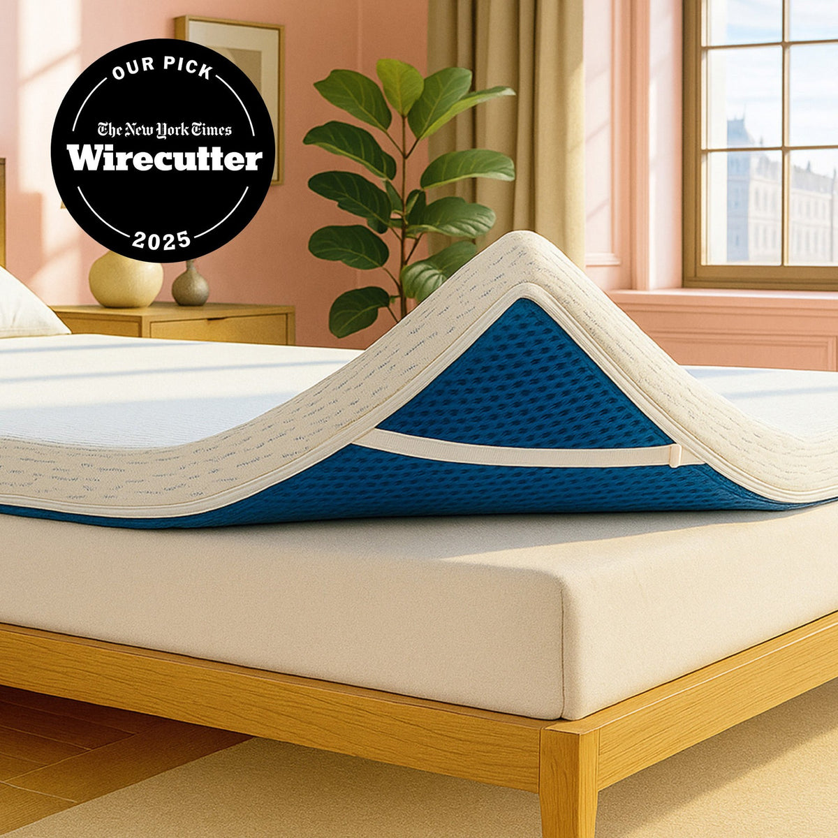 Mattress Topper - 2 Inch - Breathable Memory Foam - Select High Density by Viscosoft Twin