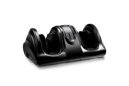 Costway Shiatsu Foot Massager Kneading and Rolling Leg Calf Ankle with Remote Black