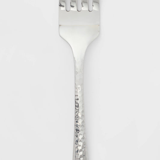 45pc Millinocket Flatware Set Silver - Threshold™: Stainless Steel Silverware Set, Forks Spoons Knives, Service for 8