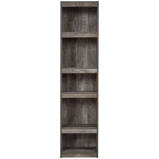 71.97" Wynnlow Pier Gray - Signature Design by Ashley: Modern Rustic Open Shelf Storage