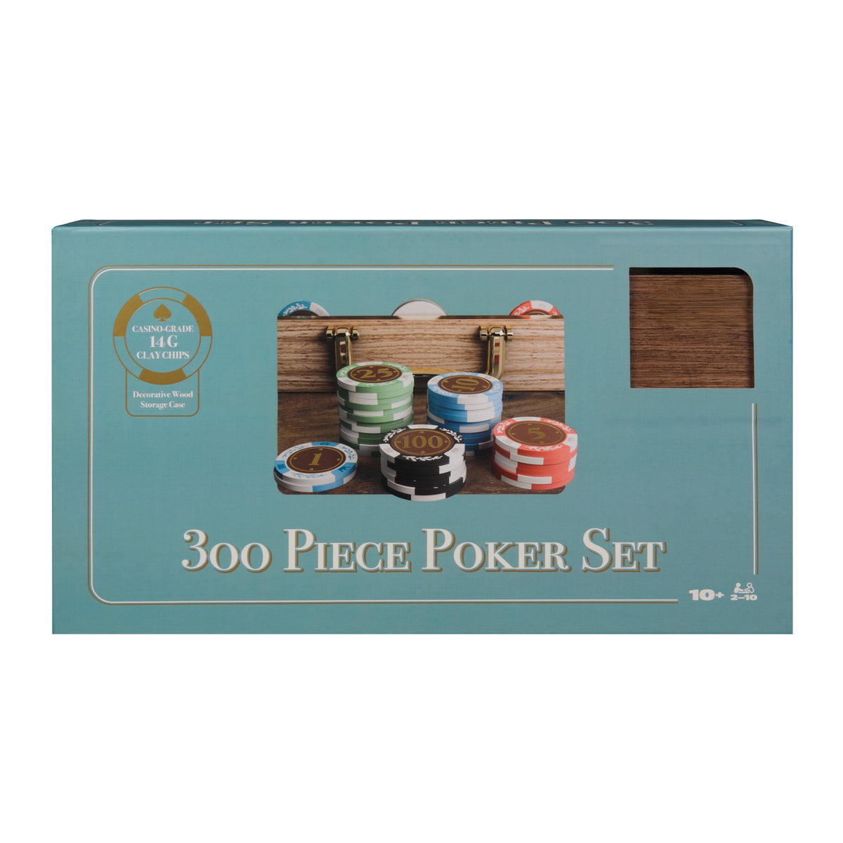 Crafted Luxury 300-Piece Poker Set