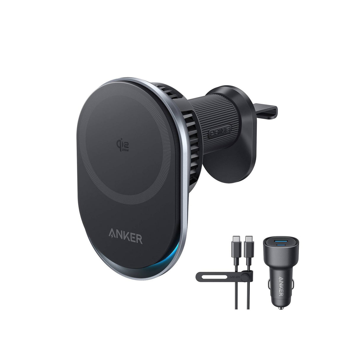 Anker Prime MagGo Wireless Car Charger with AirCool