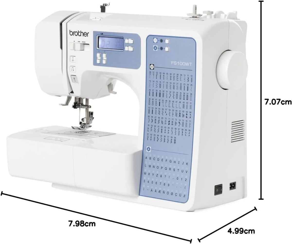 2026 Sewing Machine Brother FS100WT - Quilting and patchwork