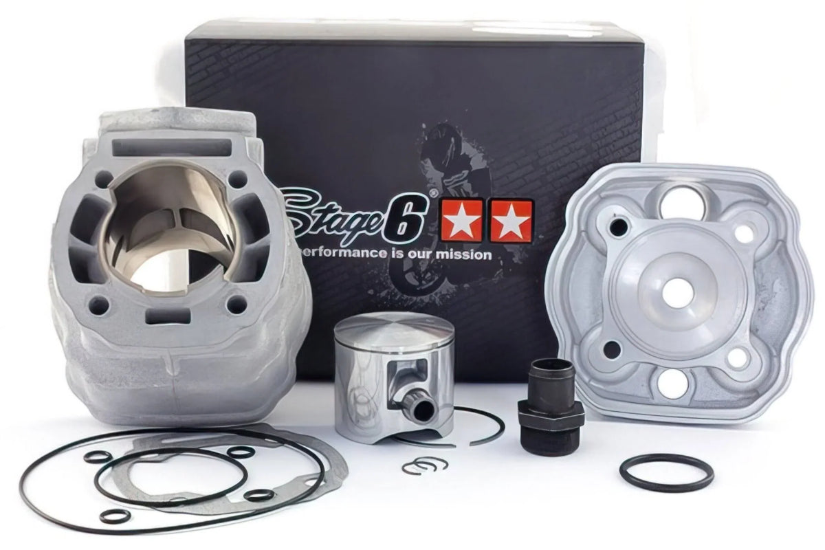 2026 Stage6 BigRacing 88cc Aluminum Cylinder Kit (Silver/Black)