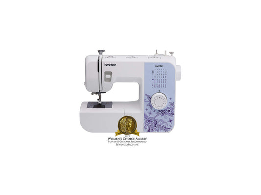 Brother XM2701 Sewing Machine, Lightweight, Full Featured, 27 Stitches, 6 Included Feet