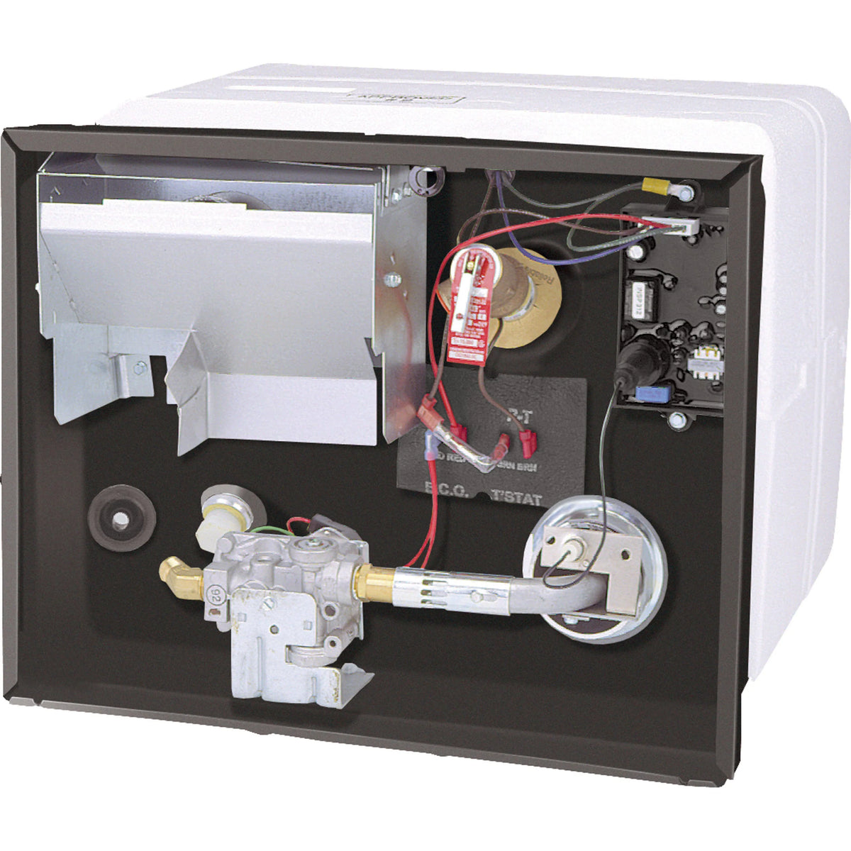 Atwood RV Water Heater G6A-8E, 6 Gallon, Gas, Polar White, Patented U-Tube Design