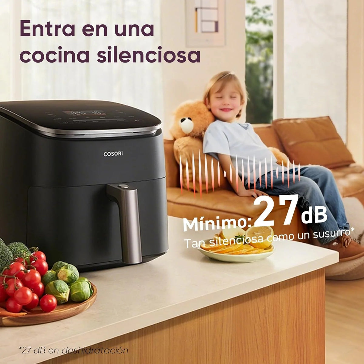 2026 Cosori Turbo Blaze 6L Air Fryer, 30°C–230°C, 27 dB