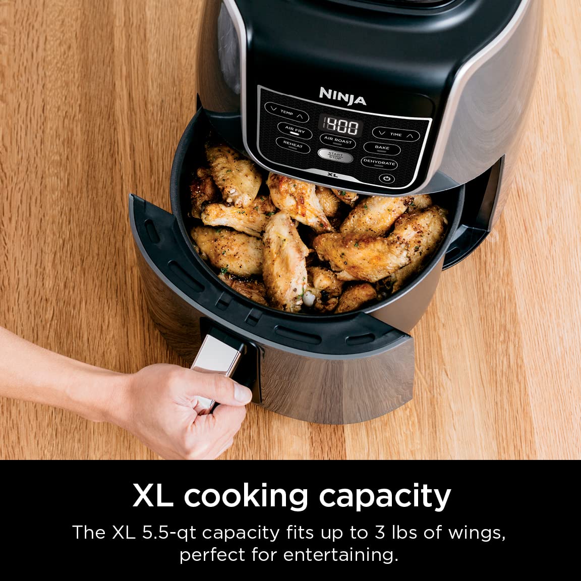 2026 Ninja AF150AMZ 5.5 L (2025): heating, dehydrated and multifunctional