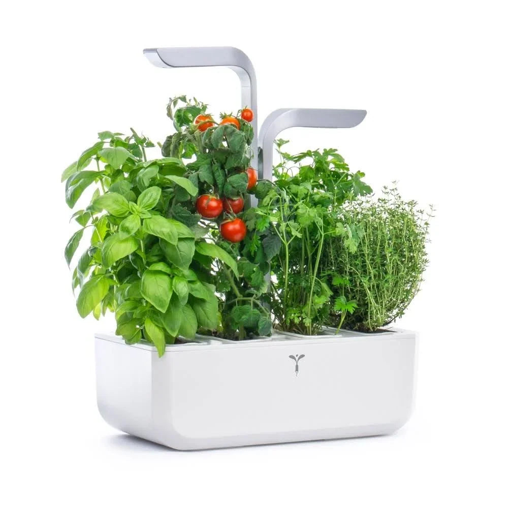 2026 Self-contained indoor garden Real SMART Arctic White 4 plants Made in France(White)
