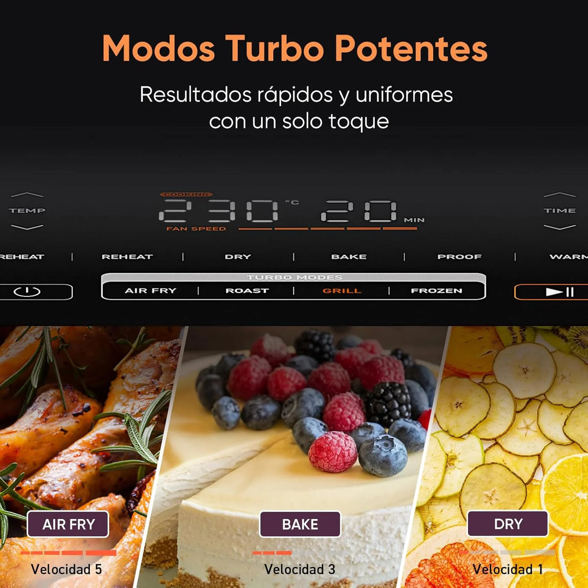 2026 Cosori Turbo Blaze 6L Air Fryer, 30°C–230°C, 27 dB