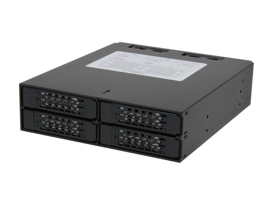 ICY DOCK 4 x 2.5 SATA 6Gbps HDD / SSD Mobile Rack / Cage in 1 x 5.25 bay - ToughArmor MB994SP-4SB-1