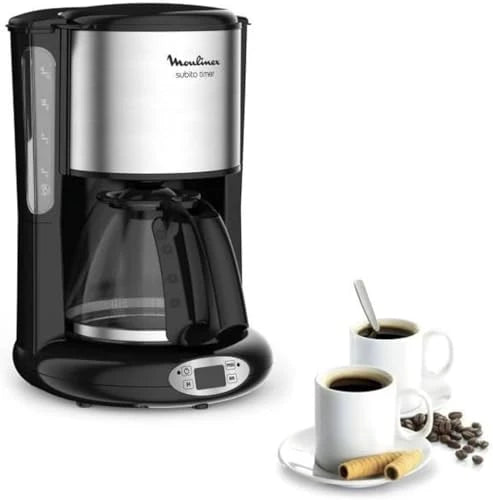 2026 Tefal cm461811 Programmable coffee maker 15 cups 1000w black/inox home : Kitchen and House