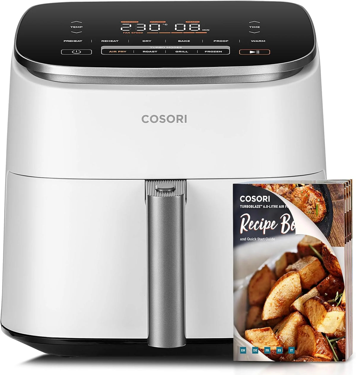 2026 Cosori Turbo Blaze 6L Air Fryer, 30°C–230°C, 27 dB