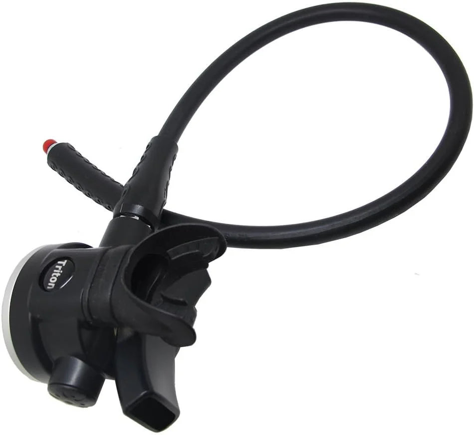 Yoke Regulator & Octopus Combo for Scuba Diving | High-Performance Over-Balanced Regulator, Silicone Mouthpiece, 27" Hose, Large Purge Button, 36" Yellow Octopus Hose