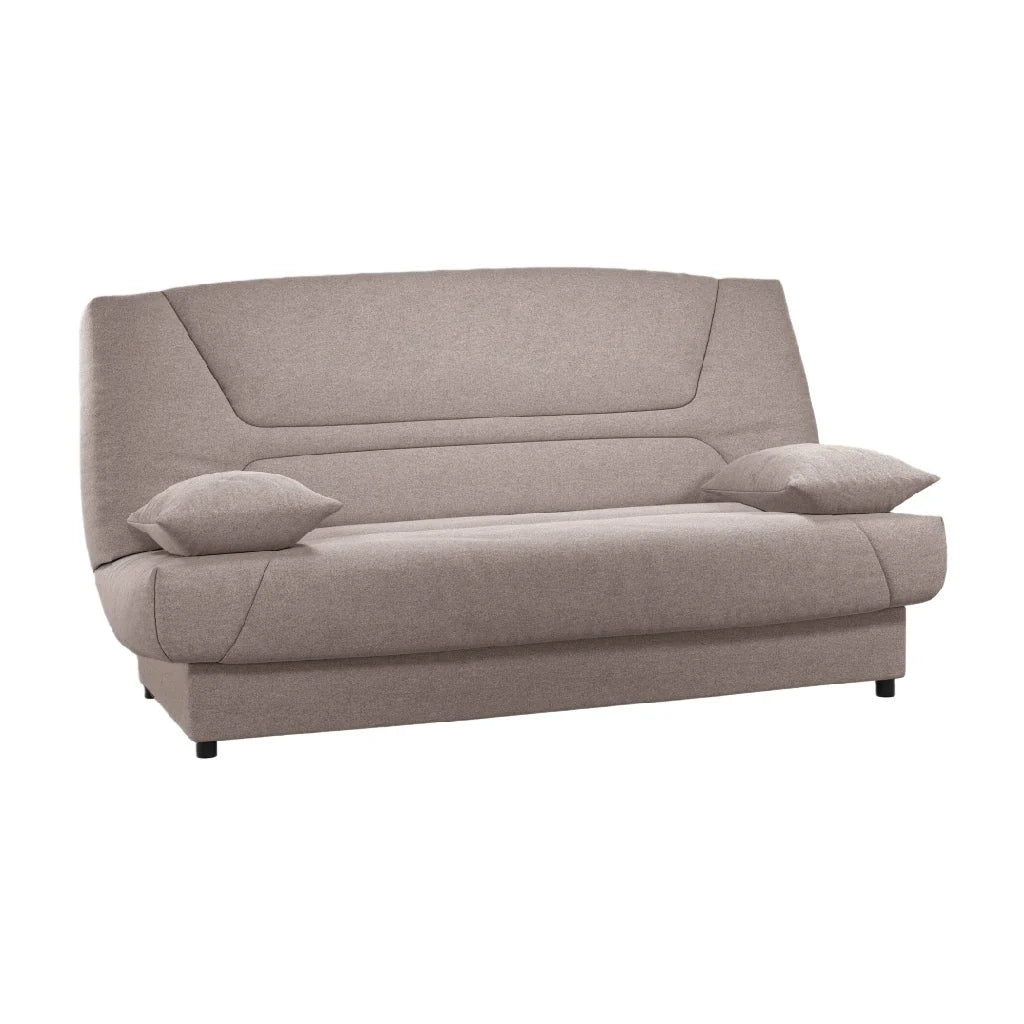 2026 3-seater convertible sofa in beige fabric