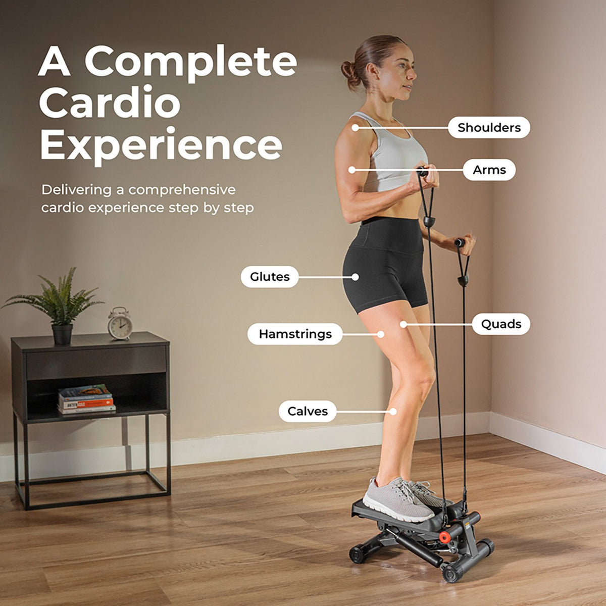 Sunny Health & Fitness Smart Mini Stepper