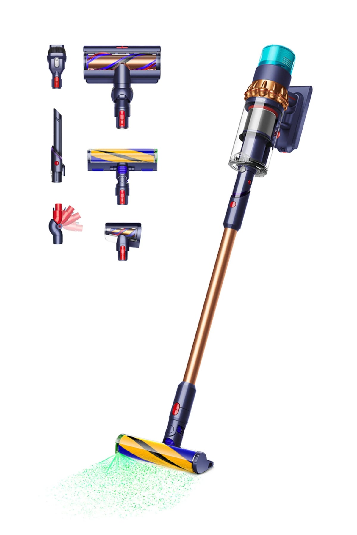 2026 Dyson Gen5detectTM Absolute Wireless Vacuum (Blue/Copper)
