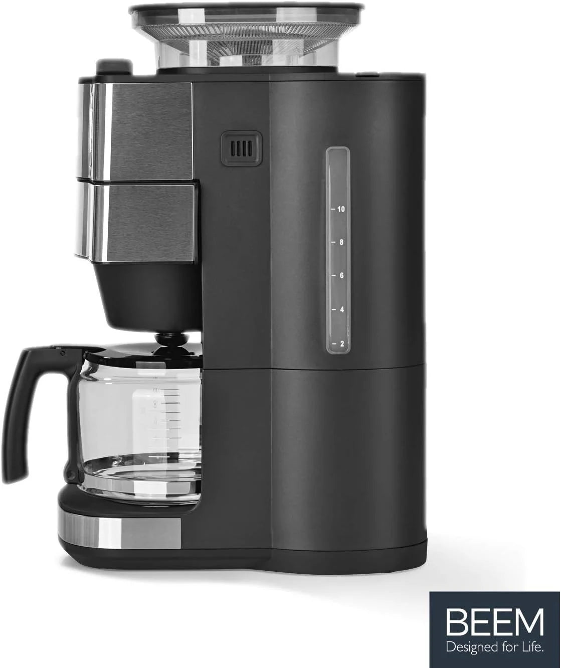 2026 BEEM FRESH-AROMA-PERFECT II filter coffee machine with grinder - Thermo | Stainless steel | Thermopot | 24h timer | 1000