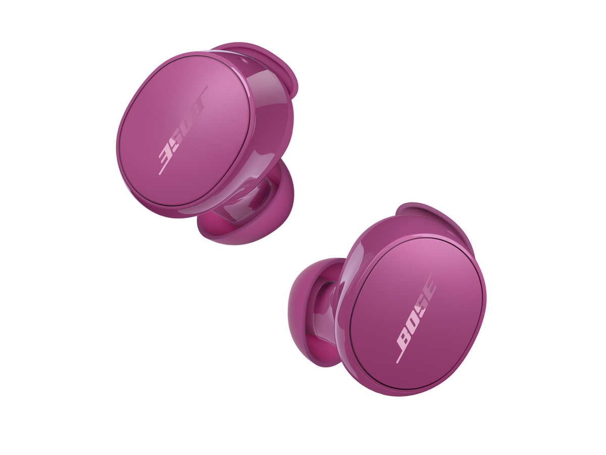 Bose QuietComfort Earbuds - True Wireless Bluetooth Earbuds with Active Noise Cancellation and Mic, USB-C Charging, IPX4 Rating, Up to 8.5 Hours of Playtime, Rosewood Mauve