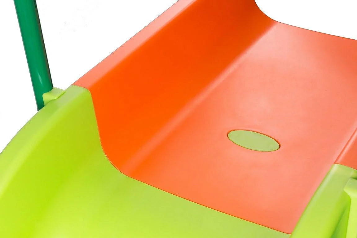 Outdoor Playground Slide, Big Backyard Freestanding Plastic Slide, 10 ft Outdoor Swing Set Slide for Kids Ages 4-8