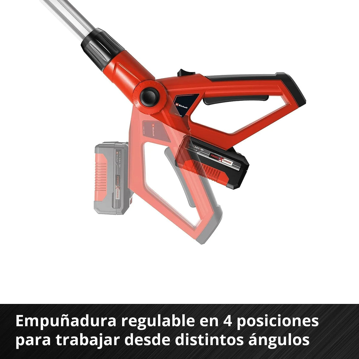 2026 Einhell GE-HC 18 Li T Cordless 2-in-1 Hedge Trimmer and Pole Saw, Tool Only