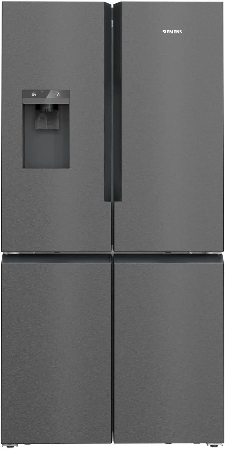 2026 SIEMENS KF96NVPEA iQ300 multi-door refrigerator, 183 x 91 cm, 405 L cooling & 200 L freezing, hyperFresh longer freshnes