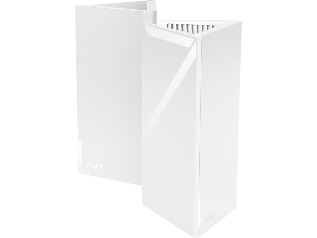 MSI Roamii BE Lite Mesh System - 2 Pack (WiFi 7, BE 5000, Up to 5,800 sq.ft. of Coverage, Supporting 120+ Devices, 2.5Gbps Ethernet Port, MU-MIMO MLO)