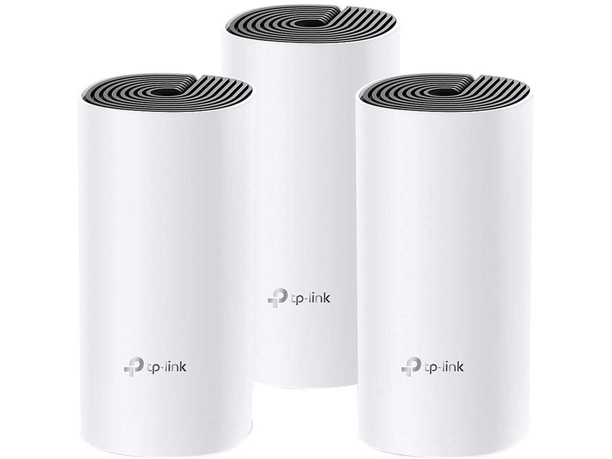 TP-Link Deco M4 (3-Pack) AC1200 Whole Home Mesh Wi-Fi System – Seamless Roaming, Adaptive Routing