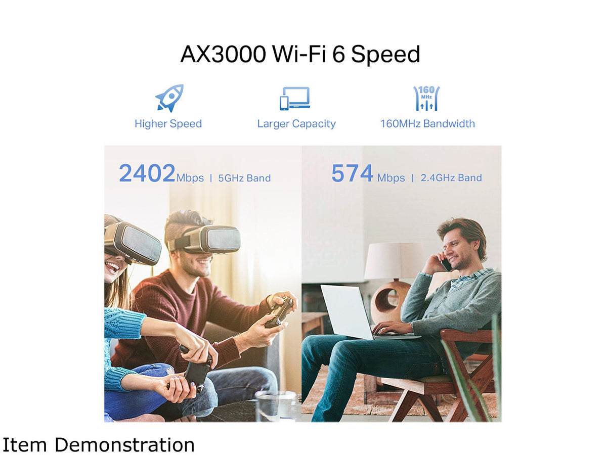 TP-Link RE715X AX3000 Mesh WiFi 6 Extender
