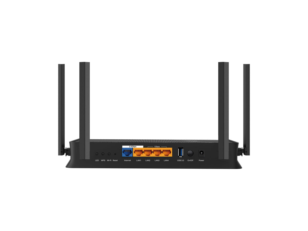 TP-Link Dual-Band BE3600 Wi-Fi 7 Router Archer BE230 | 4-Stream 3.6 Gbps | 2×2.5G + 3×1G Ports, USB 3.0, 2.0 GHz Quad Core, 4 Antennas (Archer BE230)