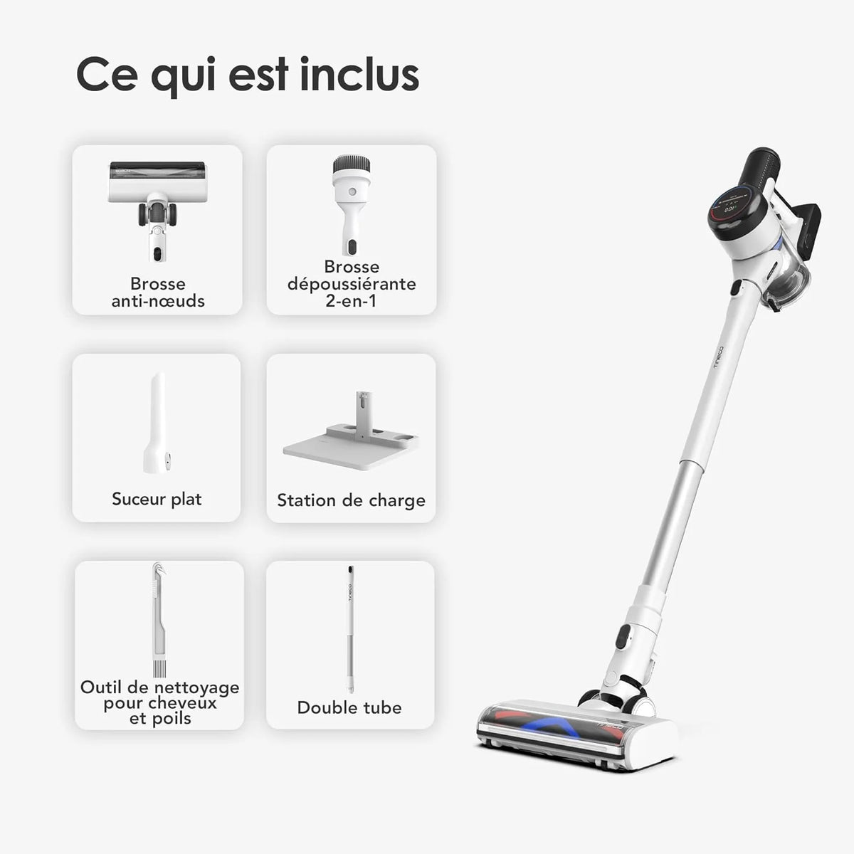 2026 Tineco Pure One S15 Essentials Smart Cordless Stick Vacuum with Anti-Tangle Brush and LED Light