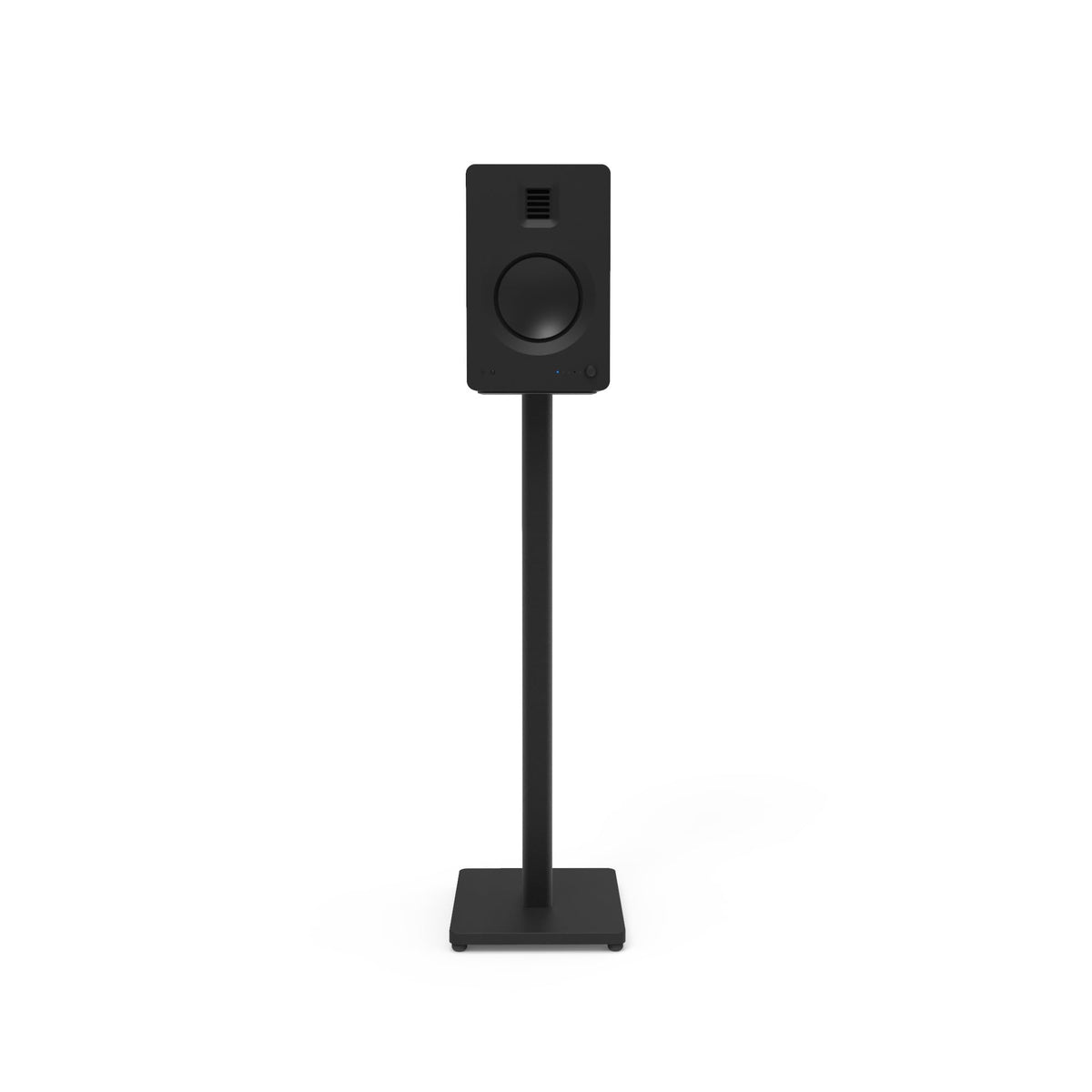 Kanto ST28 28” Universal Floor Speaker Stands for Bookshelf Speakers up to 30 lbs | Improved Sound | Hidden Cable Management | Timeless Design, | Pair | Black Steel w/Black MDF Base