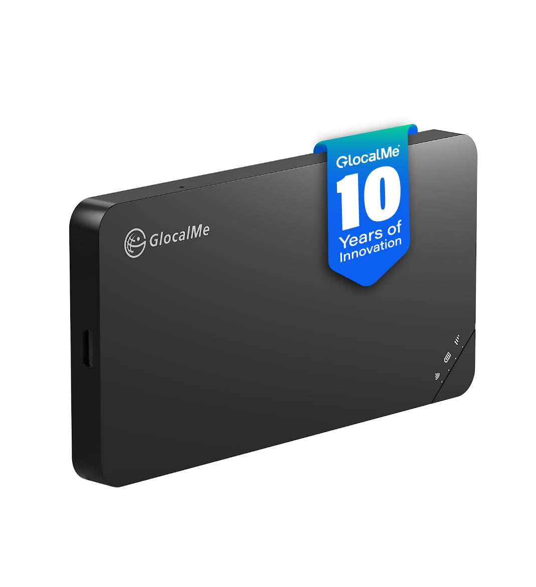 GlocalMe U3 4G Portable WiFi Hotspot for Travel in 200+ Countries Mobile Hotspot Device, No SIM Card Needed, 10 Connected Devices, Global 1GB Data 90 Days, Connect to the Best Intrenet