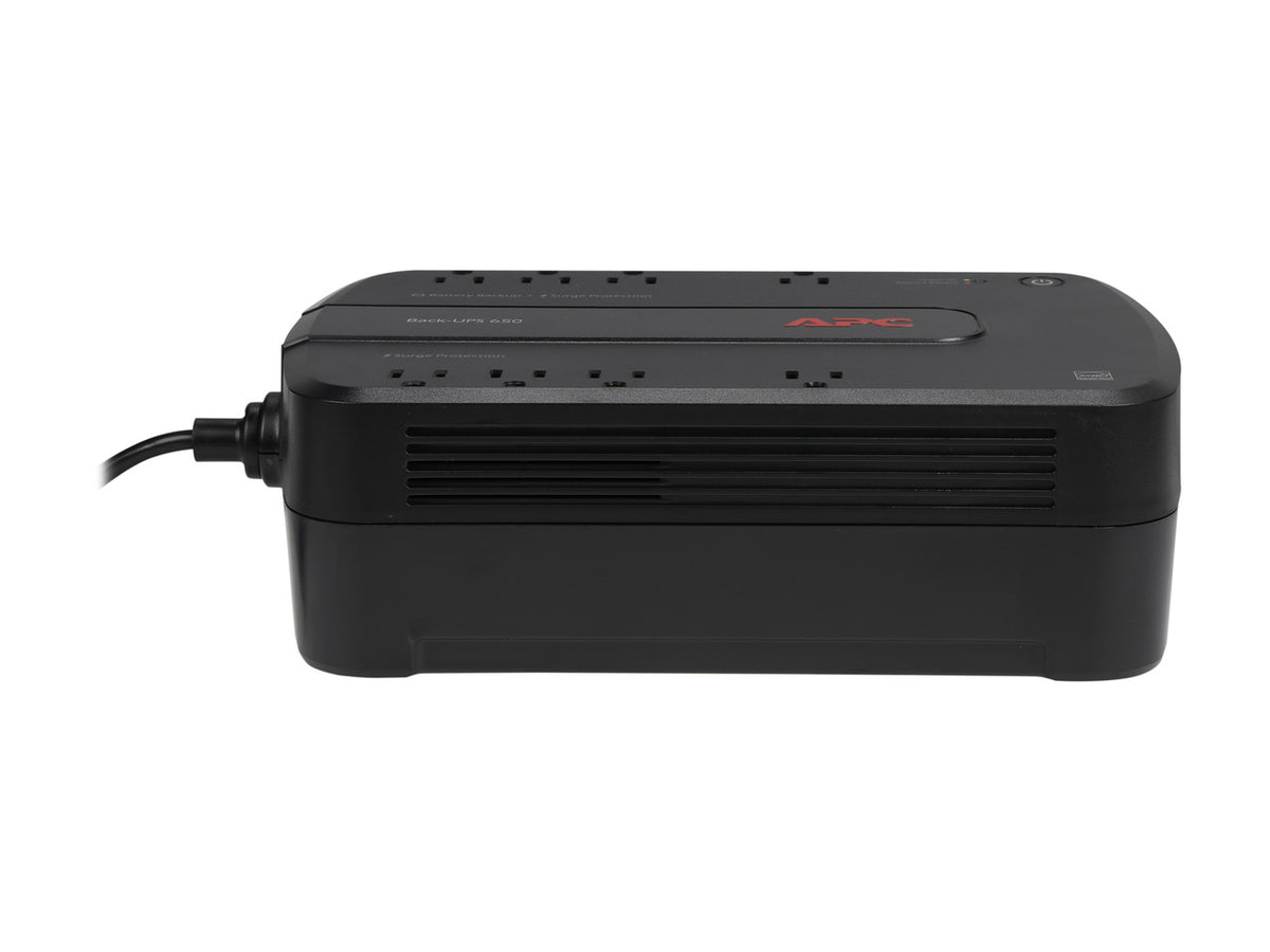 APC BE650G1 Back-UPS 650 VA 8-outlet 340 Joules Surge Energy Rating Data Line Protection -Uninterruptible Power Supply (UPS) (Replaces BE650G)
