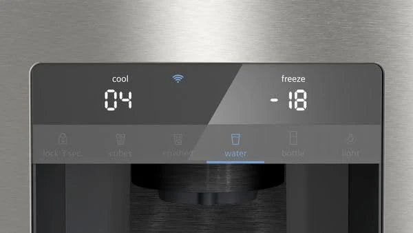 2026 SIEMENS KF96NVPEA iQ300 multi-door refrigerator, 183 x 91 cm, 405 L cooling & 200 L freezing, hyperFresh longer freshnes