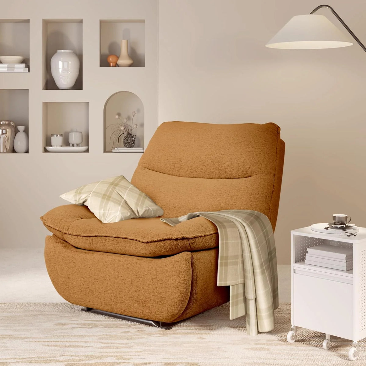2026 FLEXISPOT XC6 reclining armchair, swinging sofa, TV chair with adjustable backrest, reclining armchair for bedroom, livi