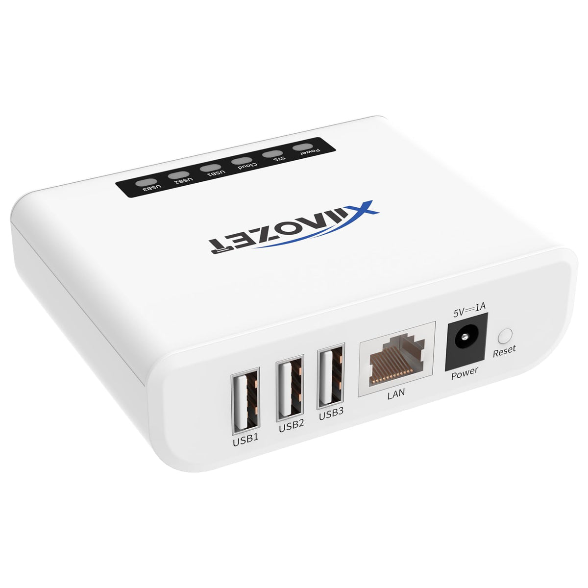 Wireless Print Server to Share 3 USB Printers Over Local Network Easy Setup, Support Ethernet WiFi, Compatible with All RAW-Supported Printers LK300W.