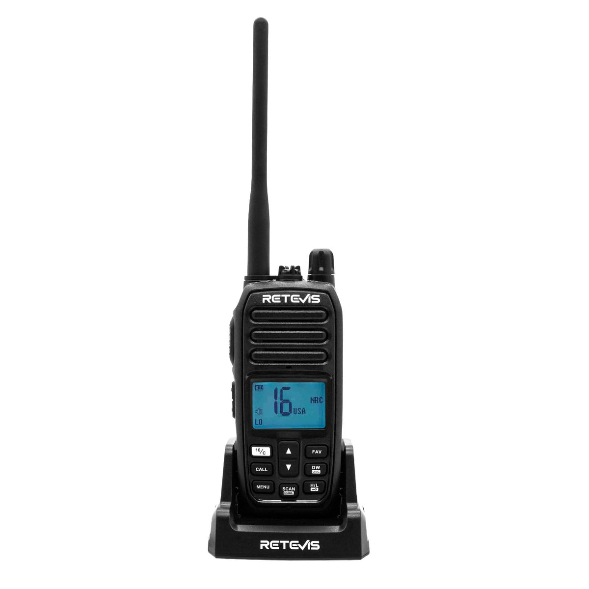 Retevis RM21 5W Marine Radio VHF IP67 Floating, Noise Cut for Boat (1 Pack) Coastal Fishing, Duck Hunting, 1-Press AI Noise Reduction, 1800mAh Battery, Submersible, Global Channels, NOAA Weather Alert