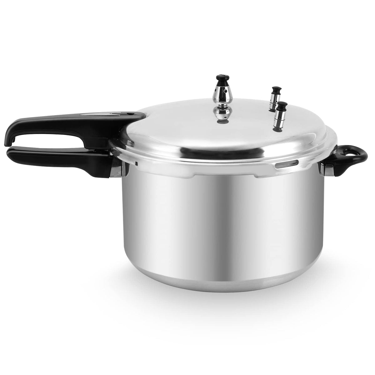 Fulgutonit 12 Quart Aluminum Pressure Cooker Aluminum Pressure Canner, Canning Rack Included, Easy Lock Lid, For Canning & Steaming