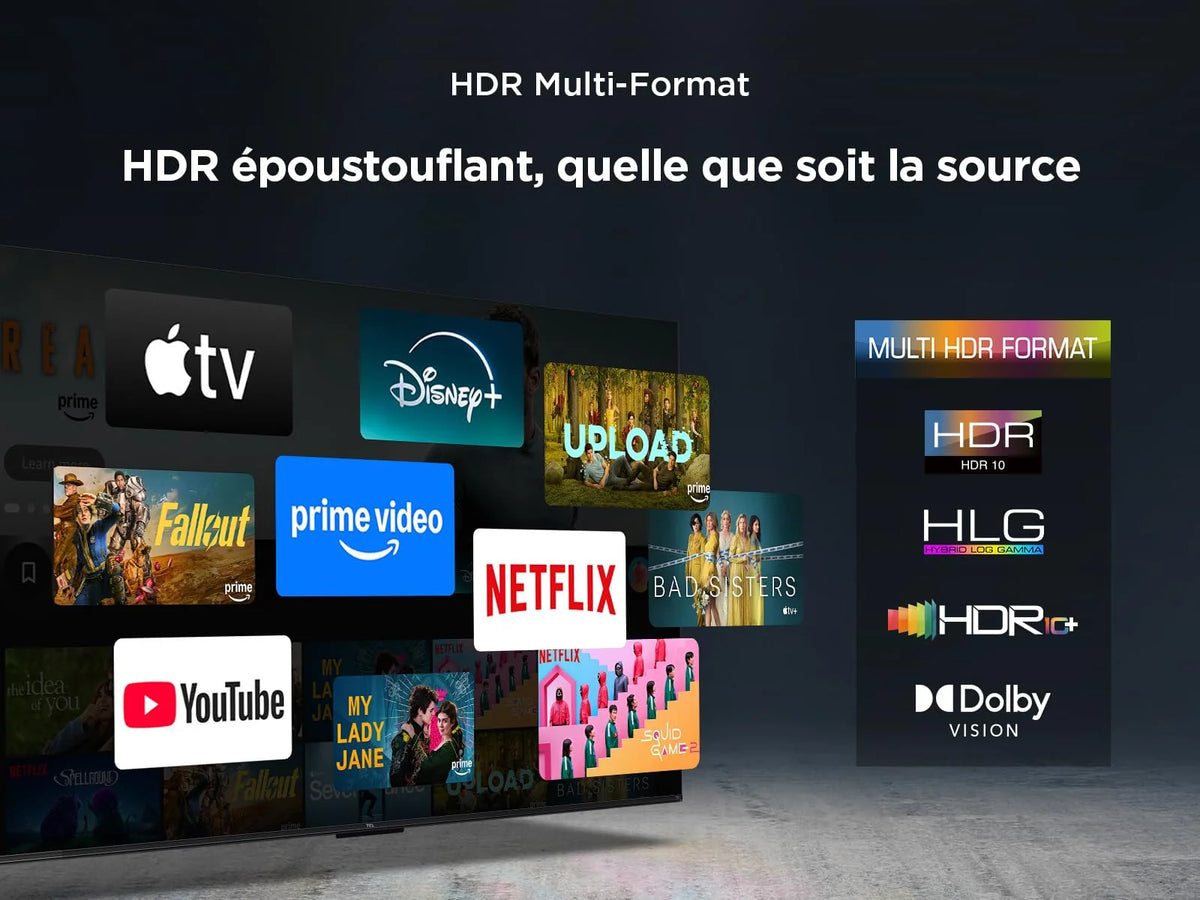2026 TCL 43T6C Fire TV 43 Inches QLED 4K UHD Smart TV, HDR (Multi-Format), Dolby Atmos, Motion Clarity, Voice Alexa
