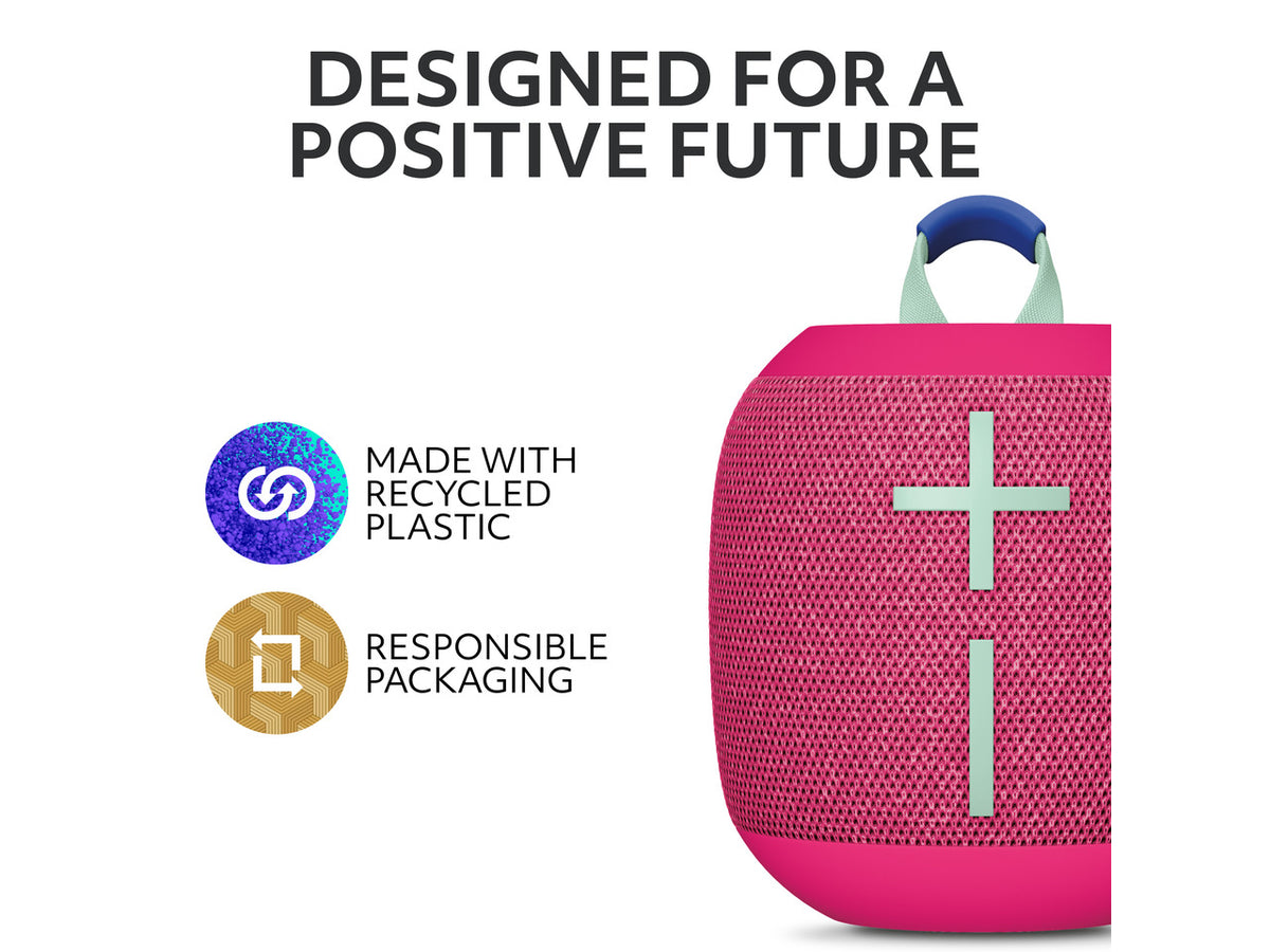 Ultimate Ears WONDERBOOM 4 Wireless Bluetooth Speaker - Pink
